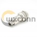 Aviation Plug Socket Connector GX20-10 Pin Metal Straight Wire Aviation Plug Socket Connector GX20-10 Pin Metal Straight Wire