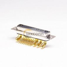 DB High Current 36W4 Female Right Angled Machined Pin Through Hole for PCB Mount DB High Current 36W4 Female Right Angled Machined Pin Through Hole for PCB Mount