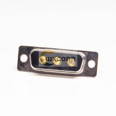 High Current D sub Connector 3W3 Straight Male Solder Type for Coaxial Cable High Current D sub Connector 3W3 Straight Male Solder Type for Coaxial Cable