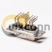 Coaxial D SUB Right Angled Male Solder Type with Staking for PCB Mount Coaxial D SUB Right Angled Male Solder Type with Staking for PCB Mount