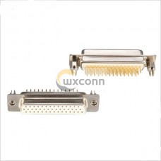 44 Pin D Sub Female Machined Pin For PCB With Harpoons 44 Pin D Sub Female Machined Pin For PCB With Harpoons
