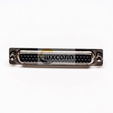 High Density D sub 62 Pin Male Straight  Staking type Through Hole for PCB Mount