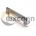 D sub 25 pin Male Connector Right Angle For PCB Mount Machined Contacts D sub 25 pin Male Connector Right Angle For PCB Mount Machined Contacts