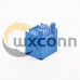 5pcs RJ45 Connector 80 Degree Connector 1 Port 8P Blue Unshield Without LED 5pcs RJ45 Connector 80 Degree Connector 1 Port 8P Blue Unshield Without LED