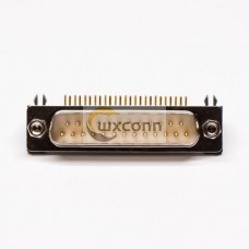 DB 25 Pin Male Connector Right Angled Harpoon for PCB Mount
