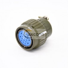 Military Y28M-19TK Aviation Connector Gold Plated 19 Pin Circular Connector