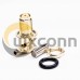 Female SMA Angled Front Bulkhead Crimp Cable Waterproof Connector Female SMA Angled Front Bulkhead Crimp Cable Waterproof Connector