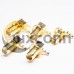 Female SMA Angled Front Bulkhead Crimp Cable Waterproof Connector Female SMA Angled Front Bulkhead Crimp Cable Waterproof Connector