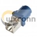 Fakra Female Pins Car GPS Antenna Fakra C Male Blue Right Angle End Launch PCB Solder Connector