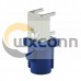 Fakra Female Pins Car GPS Antenna Fakra C Male Blue Right Angle End Launch PCB Solder Connector