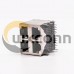 Dual RJ45 Connector 2*2 Female R/A 4 Port with Shield With LED for PCB Mount