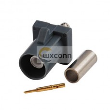 Car Stereo Digital Radio Fakra G Male Grey Crimp Connector for RG316 RG174 Cable Car Stereo Digital Radio Fakra G Male Grey Crimp Connector for RG316 RG174 Cable