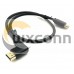 HDMI 2.0 Male to Male Cable 90 Degree 2 Feet Gold Plated High Speed HDMI 60Hz 4K 2K Cable