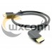HDMI 2.0 Male to Male Cable 90 Degree 2 Feet Gold Plated High Speed HDMI 60Hz 4K 2K Cable
