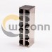 RJ45 12 Port Connector 2*6 Female Double Row R/A with Shield Without LED for PCB RJ45 12 Port Connector 2*6 Female Double Row R/A with Shield Without LED for PCB