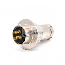 4 Pin Connector Male Female GX35 Straight Cable Metal Female Cable Plug Male Panel Receptacles 4 Pin Connector Male Female GX35 Straight Cable Metal Female Cable Plug Male Panel Receptacles