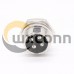 GX16 4 Pin Connector Straight Standard Type Female Pulg to Male Socket Rear Bulkhead Solder Type For Cable GX16 4 Pin Connector Straight Standard Type Female Pulg to Male Socket Rear Bulkhead Solder Type For Cable