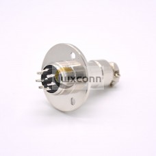 GX16 8 Pin Connector Standard Type Straight Female Pulg to Male Socket Flange Mounting Solder Cup For Cable