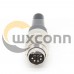 Rewireable Plug M16 5 Pin Waterproorf Straight Male Cable Connector Non-Shield Rewireable Plug M16 5 Pin Waterproorf Straight Male Cable Connector Non-Shield