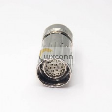 female plug M623 17 Pin Straight Female Waterproof Cable Connector Shield female plug M623 17 Pin Straight Female Waterproof Cable Connector Shield