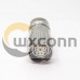 M23 Conin Connector Female Waterproot Plug 9 Pin Straight Solder Type Shielded M23 Conin Connector Female Waterproot Plug 9 Pin Straight Solder Type Shielded