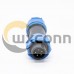 5 Pin Connector Waterproof SP13 Male Plug Female Receptacles  Bulkhead for Cable Panel Mount