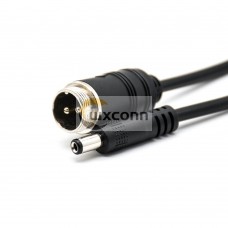 GX12 Connector 2 Pin Male Straight to DC Plug Cable 16cm GX12 Connector 2 Pin Male Straight to DC Plug Cable 16cm