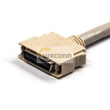 SCSI 36 Pin Connector HPCN Straight Male to Male Latch lock for Cable