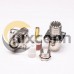 UHF Female Connector Straight 4 Hole Flange Clamp Type for Cable UHF Female Connector Straight 4 Hole Flange Clamp Type for Cable