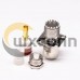 UHF Female Connector Straight 4 Hole Flange Clamp Type for Cable UHF Female Connector Straight 4 Hole Flange Clamp Type for Cable