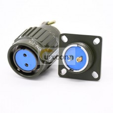 Y2M Connector 2 Pin Y2M-2ZJ Metal Housing Socket Male Circular Connector Y2M Connector 2 Pin Y2M-2ZJ Metal Housing Socket Male Circular Connector