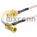 WiFi Omni Antenna 2.4G with SMA Male to Female Bulkhead Mount RG316 Cable 10cm