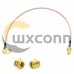 WiFi Omni Antenna 2.4G with SMA Male to Female Bulkhead Mount RG316 Cable 10cm