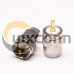 UHF Female Connector for Cable Vertical and Solder Type with Straight Knurl