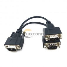 D sub 9 Cable Connector   Cable Assembles  Connector with   AWG24/26/28/32