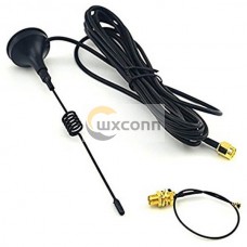Antenna Cable 433MHz 3dBi Magnetic Base with SMA Plug Connector + SMA Female to IPEX Connector Cable Antenna Cable 433MHz 3dBi Magnetic Base with SMA Plug Connector + SMA Female to IPEX Connector Cable