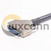 Right Angle DB25 Male Cable Male Connector To Female Connector With Metal Case Right Angle DB25 Male Cable Male Connector To Female Connector With Metal Case