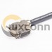 Right Angle DB25 Male Cable Male Connector To Female Connector With Metal Case Right Angle DB25 Male Cable Male Connector To Female Connector With Metal Case