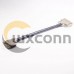 Right Angle DB25 Male Cable Male Connector To Female Connector With Metal Case Right Angle DB25 Male Cable Male Connector To Female Connector With Metal Case