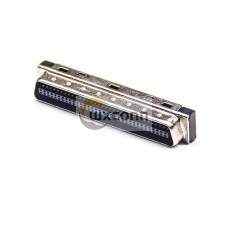 68 Pin Male SCSI Connector HPCN Straight Edge Mount Connector 68 Pin Male SCSI Connector HPCN Straight Edge Mount Connector