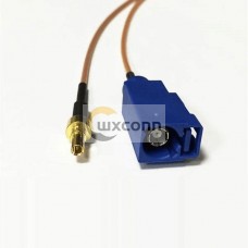 Fakra Connector Cable Adapter RG178 with Fakra C Female Switch CRC9 Plug