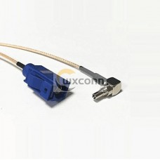 Connector CRC9 Antenna Extension Cable to FAKRA C Female RG178 15CM Connector CRC9 Antenna Extension Cable to FAKRA C Female RG178 15CM