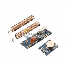 433MHz Wireless Remote Control Transmitter and Receiver Module With Copper Spring Antenna 2pcs 433MHz Wireless Remote Control Transmitter and Receiver Module With Copper Spring Antenna 2pcs