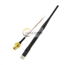 3dBi Antenna WiFi Wireless SMA Connector  and 15cm SMA Pigtail Cable