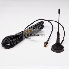 WIFI Antenna Cable SMA Male 3G Sucker Antenna with Black Coax Cable RG174 WIFI Antenna Cable SMA Male 3G Sucker Antenna with Black Coax Cable RG174