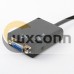 HDMI TO VGA with 3.5mm Cable Even cap Type for PS3，XBOX360 ,DVD and STB