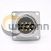 Connector 10 Pin P24 Male Straight Socket Square 4 holes Flange Mounting Solder Cup for Cable Connector 10 Pin P24 Male Straight Socket Square 4 holes Flange Mounting Solder Cup for Cable