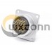 Flange for Socket P28 Straight Male 24 Pin 4 Holes Flange Connector Flange for Socket P28 Straight Male 24 Pin 4 Holes Flange Connector