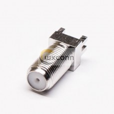 2pcs F Female Bulkhead Connector 180° Plate Edge Mount for PCB