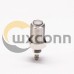F Connector Crimp Female Straight Bulkhead for Cable RG316 F Connector Crimp Female Straight Bulkhead for Cable RG316